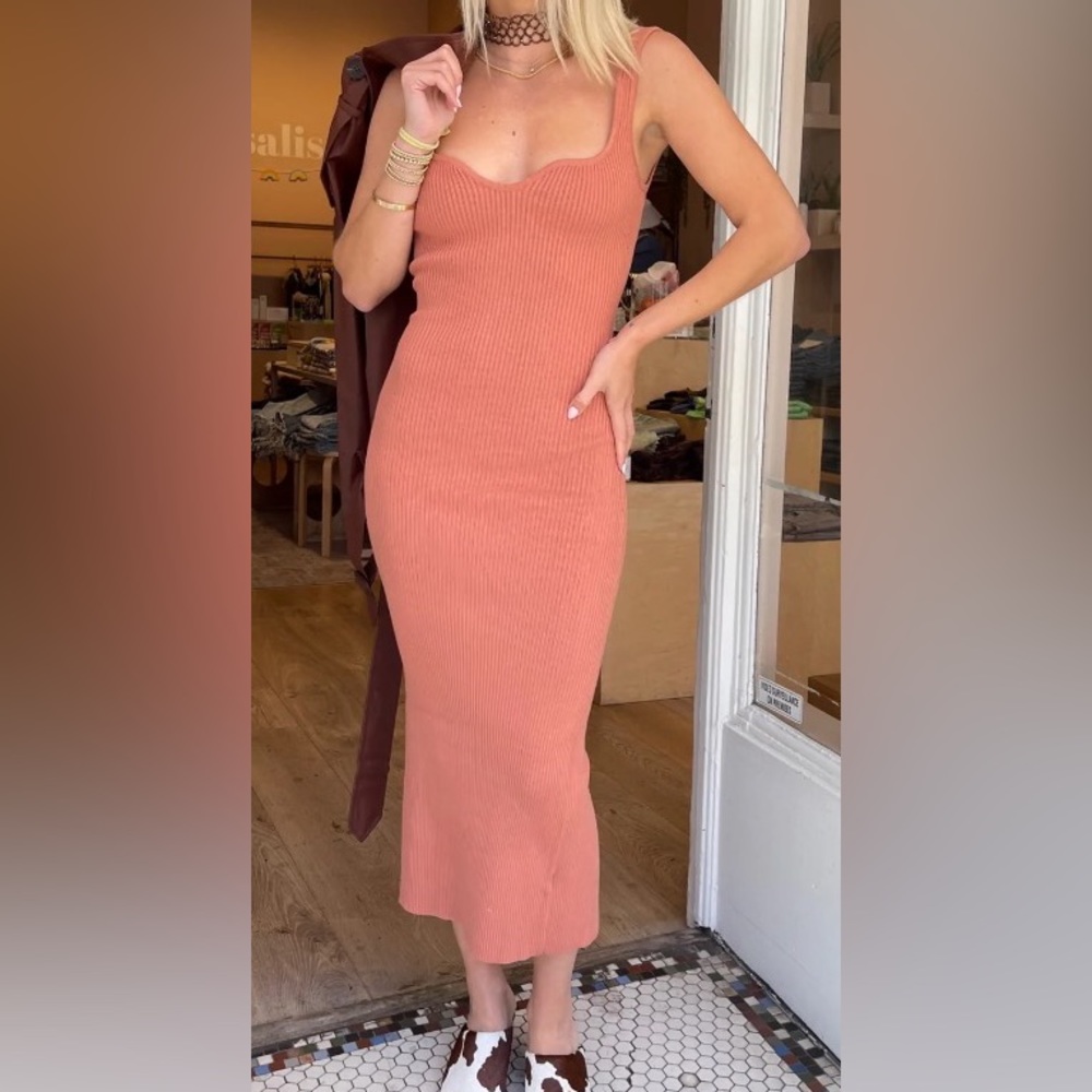 Isalis So Fine Knit Maxi in Sahara Color